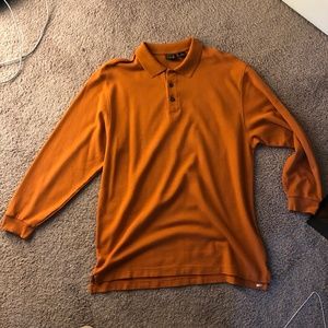 Jos. A. Bank Burnt Orange Polo Sweater